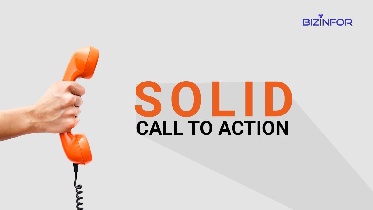Have a solid call to action